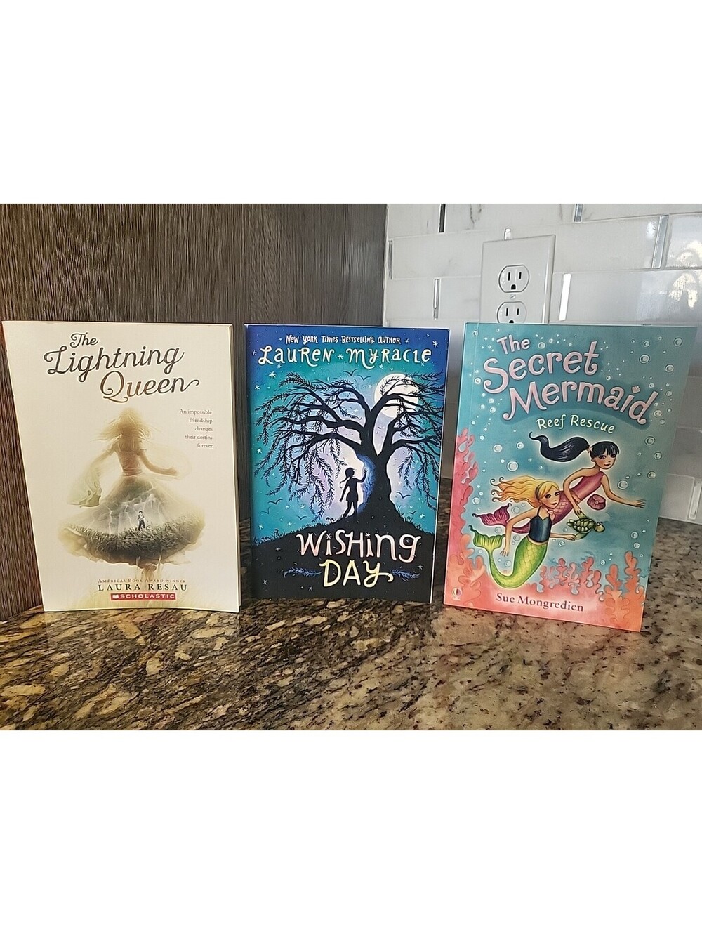 The Lightning Queen, Wishing Day, The Secret Mermaid Scholastic 3 Books Set New